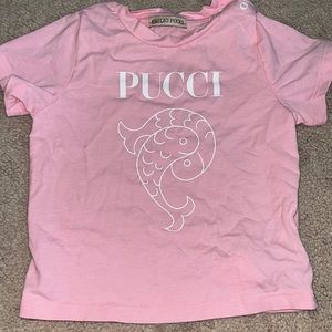 EMILIO PUCCI

Baby Girls Logo T-Shirt in Pink